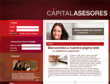 Tablet Screenshot of capitalasesores.com